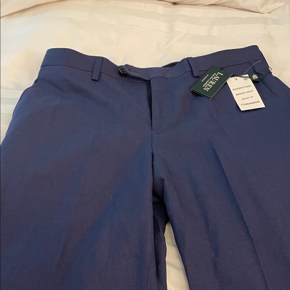 Ralph Lauren  bright navy  Big Boys suit separates pants
